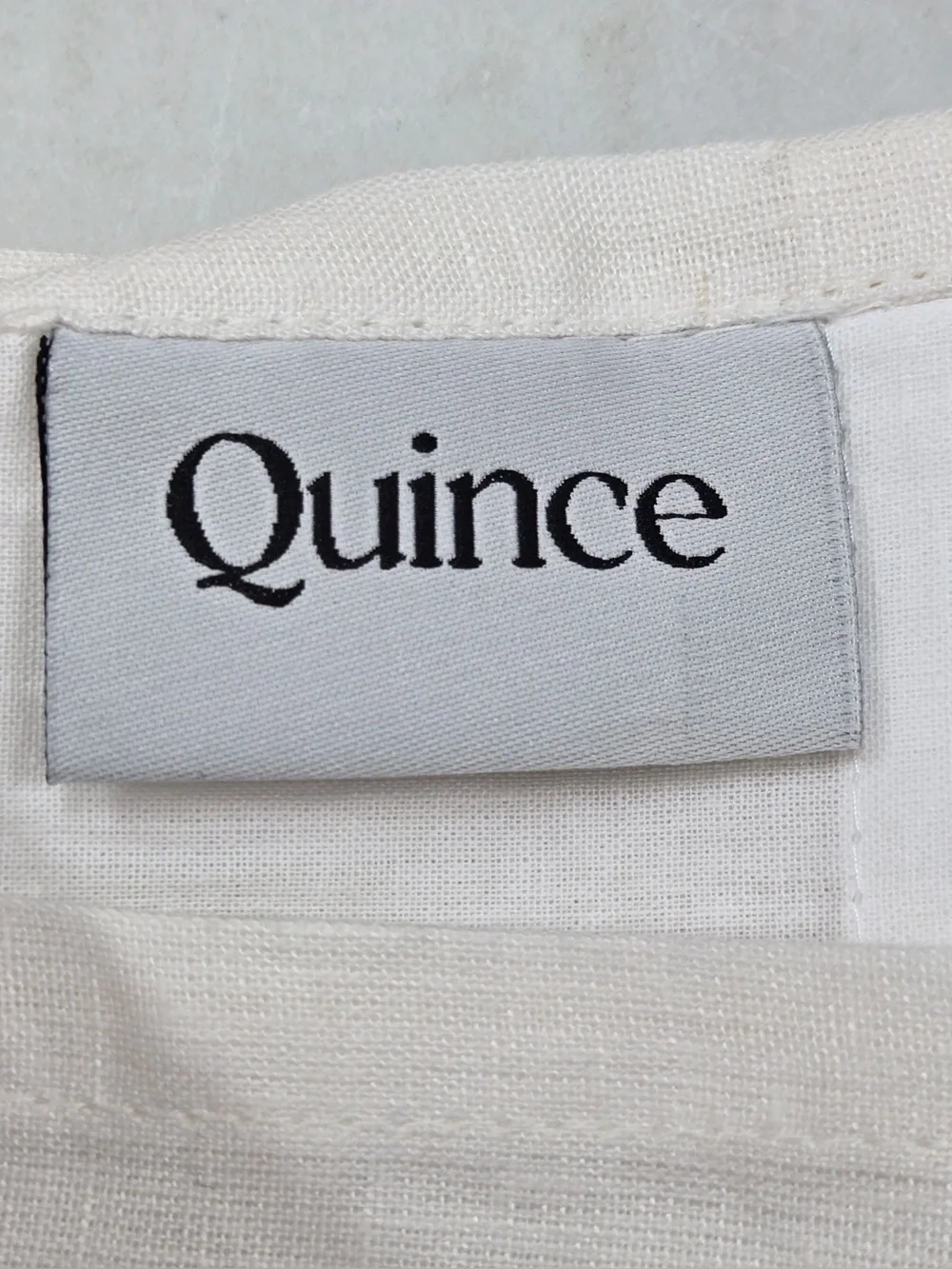 NWT QUINCE Set Of 2 48x96 European Linen Curtains Cream 0460